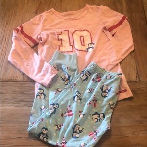 American Girl Penguin Pajama Set